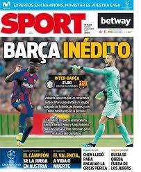 G racias por seguir el partido con nosotros. Les Unes Des Journaux Sportifs D Espagne Du 10 Decembre 2019