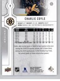 Download latest episode of indian hindi web series in hd. Trading Cards 2019 20 Upper Deck Series One Hockey 9 Charlie Coyle Boston Bruins Official Nhl Trading Card From Ud Sports Collectibles Smkbinaputracihampelas Sch Id