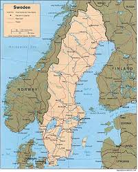 D'schweedescht parlament, de riksdag, besteet aus enger kummer, huet 349 deputéierten a gëtt all véier joer op en neits gewielt.d'parlament designéiert de premierminister deen dann d'ministere vu. Landkarte Schweden Politische Karte Weltkarte Com Karten Und Stadtplane Der Welt