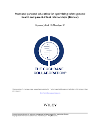 Some kids may be eligible for individualized education programs in public schools, free of charge. Pdf Postnatal Parental Education For Optimizing Infant General Health And Parent Infant Relationships
