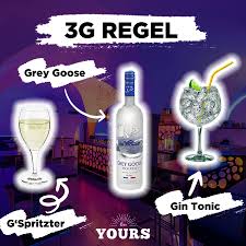 Geimpft sein wird dann zum vorteil. Yours Bar 3g Regel G Spritztet Zum Start Grey Goose Fliegt Zum Tisch Gin Tonic Als Absacker Spass Bei Seite Naturlich Gilt Auch Bei Uns Die Normale