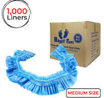 Medium Disposable Pedicure Liner [Blue] – (1,000 Pcs./Case)