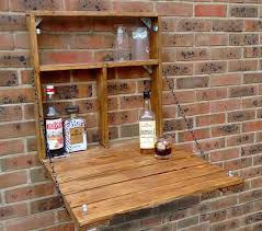 The Drinky Shelf A Snazzy Upcycledfold Down Garden Mini Bar Etsy Mini Bar Drinks Cabinet Wall Bar