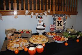 Basketball Baby Shower Food Table Basketball Baby Shower Baby Shower Food Shower Food