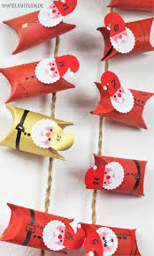 Basteln Mit Kindern Adventskalender Selber Basteln Mit Klopapierrollen Adventskalender Selber Basteln Adventskalender Kinder Basteln Basteln Weihnachten