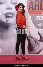 Elia Galera attends the 'Arde Madrid' Tv series premiere Photocall at  Callao Cinema in Madrid, Spain
