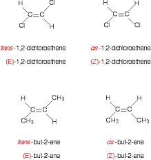 E Z Notation For Geometric Isomerism Organic Chemistry Chemistry Notes Chemistry