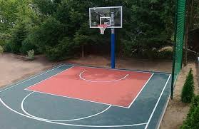 In der grösse eines basketballfelds gibt es in amerika und deutschland kleine unterschiede. Planetteamsport Basketball Court Fur Hof Garten 6x6m