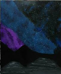  Lukisan Galaxy Painting Landmarks Hometown