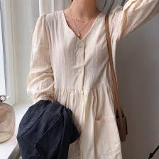 3colors Cotton Dress With Pockets Button Down Cotton Dress Loose Fit Long Dress Flare Loose Romantic Maxi Dress Long Fitted Dresses Summer Outfits Women