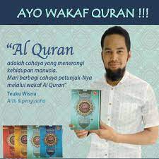 Jika meninggal anak adam, maka terputuslah amalnya kecuali tiga hal. Program Wakaf 5 Buah Quran Hafalan Wakaf Quran Shopee Indonesia