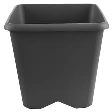 Pot De Jardin Carre Chorus Gris Anthracite 24 2 L Pot Jardiniere Et Bac A Fleur Decoration De Jardin Jardin Et Plein Air Gifi