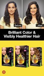 Garnier Olia Brilliant Color 6 Fl Oz 4 0 Dark Brown In 2021 Liquid Hair Permanent Hair Color Grey Hair Coverage