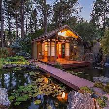 Lieu Pour La Ceremonie Du The Japanese Tea House Japanese Garden Design Japanese Garden