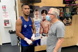 Guio boxer eumir marcial advances to the quarterfinals of the tokyo olympics after winning via technical knockout victory against younes nemouchi of algera in their middleweight bout today, july 29. Look Olympic Boxer Eumir Marcial Starts Training With Roach Abs Cbn News