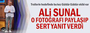 Pankartın açılmasının üzerinden 5 yıl geçmişken. Trollerin Hedefinde Bu Kez Guldur Guldur Ekibi Var Ali Sunal O Fotografi Paylasip Sert Yanit Verdi