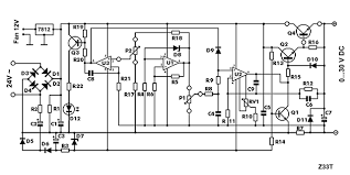 As shown in the figure above, a small step down transformer is used to reduce the the internal circuitry of a regulated power supply also contains certain current limiting circuits which help the variable rate charging circuit for charging traction battery is required. Mile Kokotov Psu 0 30v 0 3a