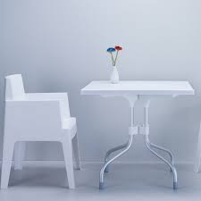 The leg is classy, strong and easy to install. Plastic Square Outdoor Table Aluminum Legs Stylish Comfortable Light
