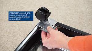 All types of fasteners are available, including metrics for specific models. How To Install A File Cabinet Caster Youtube