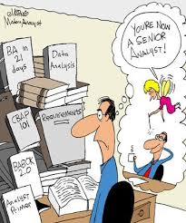 Humor Cartoon If Only It Were So Easy To Become A Senior Business Analyst Business Analyst Business Analyst Humor Business Analysis