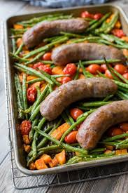 Sheet Pan Italian Sausage And Veggies Recipe Italian Sausage Recipes Sweet Potato Dinner Sausage Dinner
