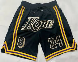 Kobe bryant white la lakers kids jersey and shorts set brand new. Black Los Angeles Lakers Nba Shorts For Sale Ebay