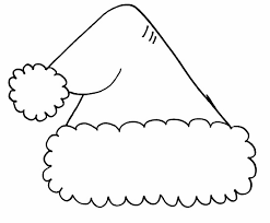 Printable santa hat coloring page. Printable Santa Hat Coloring Pages Coloringme Com
