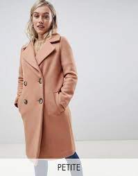 River island camel coats are generally seen in chic and comfortable style. River Island Petite Tailored Coat In Camel Asos