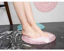 No risks and no pricey expenses! Shower Silicone Lazy Wash Foot Bath Back Massage Cushion Feet Wash Cleaning Care Brush Bathroom Non Slip Suction Cup Mat Tools Aliexpress