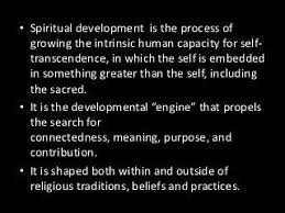 Psychospiritual Development Powerpoint Spiritual Development Development Connectedness