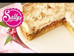 Maybe you would like to learn more about one of these? Rhabarberkuchen Mit Baiserhaube Mein Favorit Sallys Welt Youtube