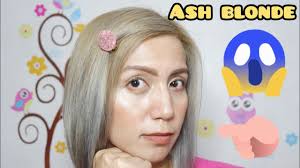 Ash blonde hair is a shade of blonde that has darker roots and a hint of gray, creating an ashy blonde tone. Bremod Very Light Ash Blonde Hair Color Transforamation Youtube