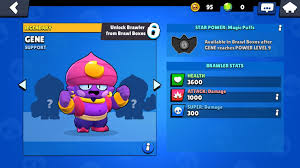 Our brawl stars brawler list features all of the information about brawl stars character. Tap Gene Then Refresh Your Game You Will Be Able To See His Stats Brawlstars