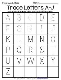 This printable alphabet worksheet helps students practice upper and lowercase letters as well as sounds. Alphabet Tracing Worksheets Uppercase Lowercase Letters Tpt