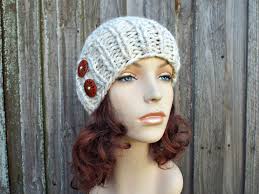 Gorro tejido a mano, gorro de punto grueso, gorro de mujer, gorro de  hombre, gorro de invierno, gorro de punto, gorro de punto, gorro ajustado Lydia,  trigo