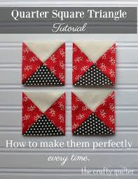 Quarter Square Triangle Tutorial The Crafty Quilter