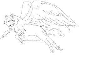Realistic wolf with wings coloring pages. Free Printable Coloring Pages Of Wolves Novocom Top
