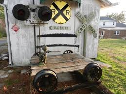 Vintage Railroad Speeder Cart Axles Wheels Railroad Light Porcelean Sign Railroad Lights Railroad Axle
