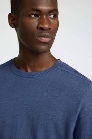 Selected Homme Trui Berg Blauw Pullovers