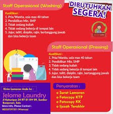 Maybe you would like to learn more about one of these? Lokersolo Jelome Laundry Dibutuhkan Segera 1 Staff Facebook
