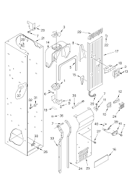 side by side refrigerator parts