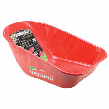 8 cubic foot poly wheelbarrow with dual wheels #rp810; Greens Loadmaster Wheelbarrow Tray Wheelbarrows Mitre 10