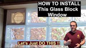 A Basement Glass Block Window Diy