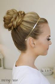 How do you do a high bun with weave? Braid Wrapped High Bun