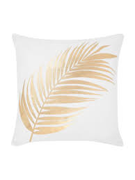 52 profondeur (en mm) : Housse De Coussin 40x45 Blanc Dore Light Westwingnow