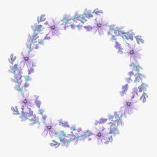 Wreath Lavender Flowers Purple Wreath Clipart Floral Poster Flower Background Wallpaper Flower Frame