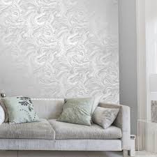 Carrara Marble Metallic Wallpaper Soft Grey Silver In 2020 Silver Grey Living Room Wallpaper Shiny Wallpaper Wallpaper Living Room