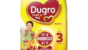 Susu tepung ini mengandungi rumusan grow plus dengan nutrien penting dan dha untuk. Dumex Dugro 3 Fruit Vege 900g Tmg Go Delivery