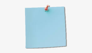 Transparent background sticky note png , png download. Blue Sticky Note Png Download Post It Blue Transparent 458x410 Png Download Pngkit