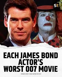 Every #JamesBond actor's worst 007 movie is considered, read more here. ⬇️